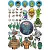 Zombiler Sticker Set 10 23 Parça Telefon, Tablet, Defter, Laptop Sticker