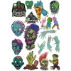 Zombiler Sticker Set 14 16 Parça Telefon, Tablet, Defter, Laptop Sticker