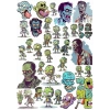 Zombiler Sticker Set 8 25 Parça Telefon, Tablet, Defter, Laptop Sticker