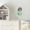 Zümrüt Prenses Kız Duvar Stickerı