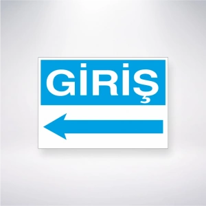<--- Giriş Sticker 20X28 Cm