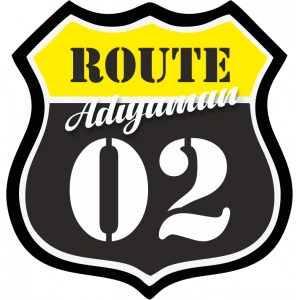 02 Adıyaman Sticker 10x10 cmRenkli Sticker