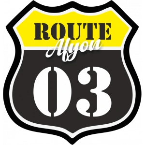 03 Afyon Sticker 10x10 cmRenkli Sticker