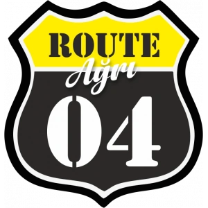 04 Ağrı Sticker 10x10 cmRenkli Sticker