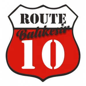 10 Balıkesir Sticker 10x10 cmRenkli Sticker