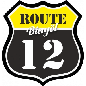 12 Bingöl Sticker 10x10 cmRenkli Sticker