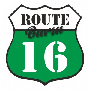 16 Bursa Sticker 10x10 cmRenkli Sticker