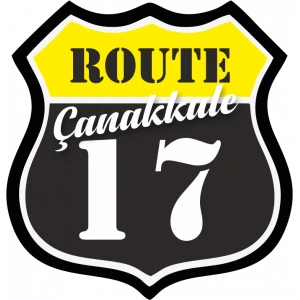 17 Çanakkale Sticker 10x10 cmRenkli Sticker