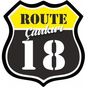 18 Çankırı Sticker 10x10 cmRenkli Sticker