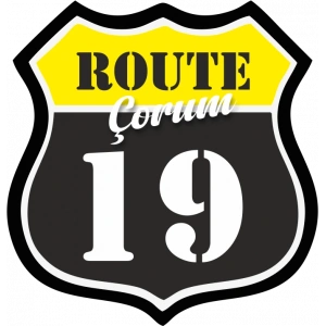 19 Çorum Sticker 10x10 cmRenkli Sticker