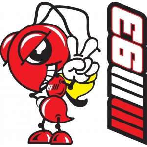 Karınca Sticker 10x10 cmRenkli Sticker