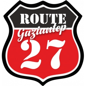 27 Gaziantep Sticker 10x10 cmRenkli Sticker