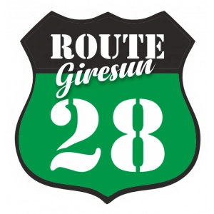 28 Giresun Sticker 10x10 cmRenkli Sticker