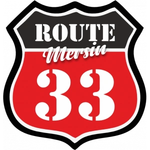 33 Mersin Sticker 10x10 cmRenkli Sticker