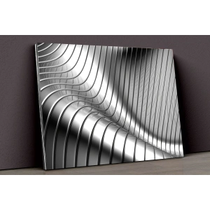 3D Metal Şekiller Kanvas