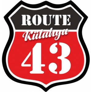 43 Kütahya Sticker 10x10 cmRenkli Sticker