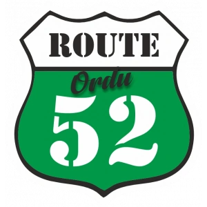 52 Ordu Sticker 10x10 cmRenkli Sticker