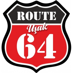 64 Uşak Sticker 10x10 cmRenkli Sticker