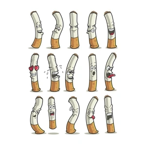 S*gara Sticker Set-1 15 Parça Telefon, Tablet, Defter, Laptop Sticker