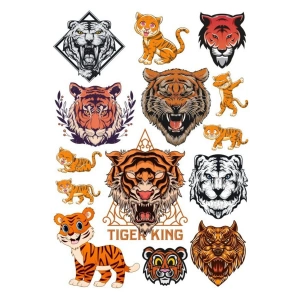 Kaplan Sticker Set -2 15 Parça Telefon, Tablet, Defter, Laptop Sticker