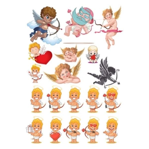 Eros Sticker Set-1 17 Parça Telefon, Tablet, Defter, Laptop Sticker