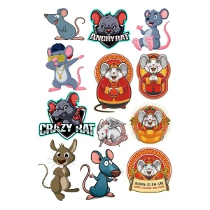 Fae Sticker Set-3 13 Parça Telefon, Tablet, Defter, Laptop Sticker