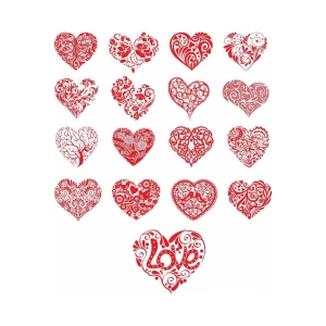 Love Kalpli Sticker Set 21 Parça Telefon, Tablet, Defter, Laptop Sticker