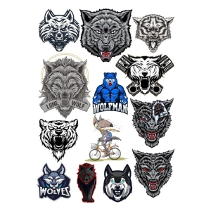 Kurt Wolfs Sticker Set-1 13 Parça Telefon, Tablet, Defter, Laptop Sticker