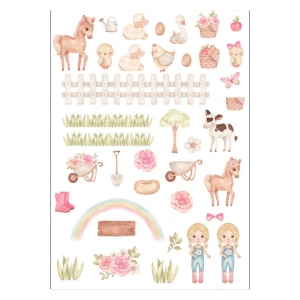 Çiftlik Hayatı Sticker Set