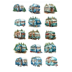 Karavan Sticker Set