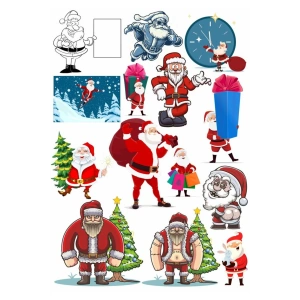 Noel Baba Sticker Set 3