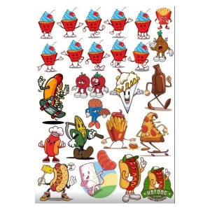 Sokak Lezzetleri Sticker Set
