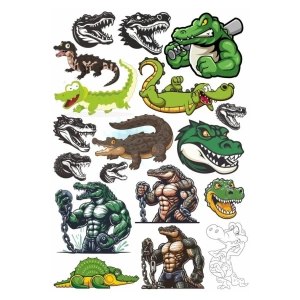 Timsah Sticker Set 3