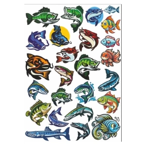 Balıklar Sticker Set 3