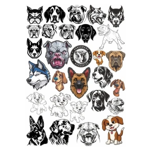Köpek Türleri Sticker Set 1