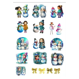 Kış Temalı Sticker Set