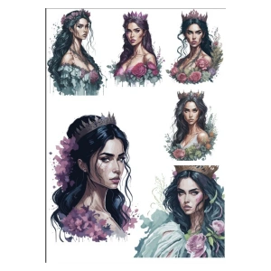 Prenses Kız Sticker