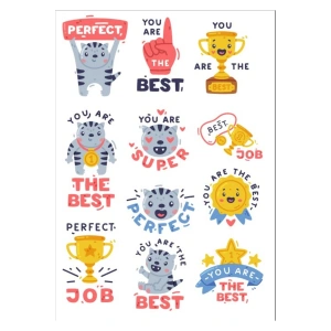 Onaylama Cümleleri İngilizce Sticker Set 2