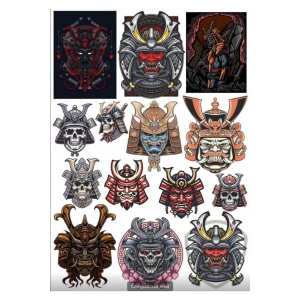 Kuru Kafa Samuray Sticker Set 1