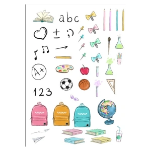 Okul Meteryalleri Sticker Set 2