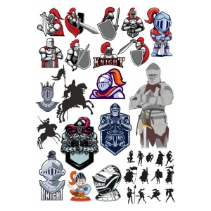 Şövalye Knight Sticker Set 1