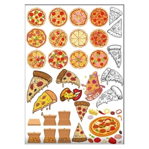 Pizza Sticker Set
