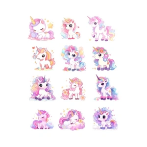 Tek Boynuzlu Atlar Sticker Set 2