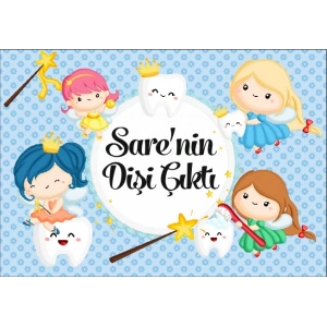 Periler Temalı Diş Buğdayı 70X100 Cm