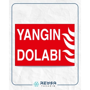 Yangın Dolabı Sticker 20X28 Cm