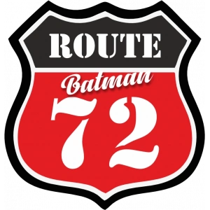 72 Batman Sticker 10x10 cmRenkli Sticker