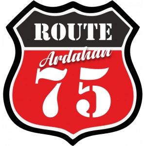 75 Ardahan Sticker 10x10 cmRenkli Sticker