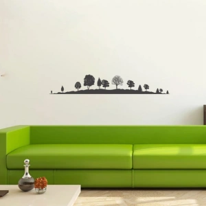 Ağaçlar Silüet Sticker 120x20 Cm