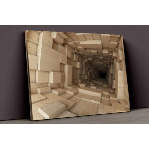 Ahşap Bloklar Tünel