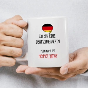 Almanca Öğretmeni İsme Özel Kupa